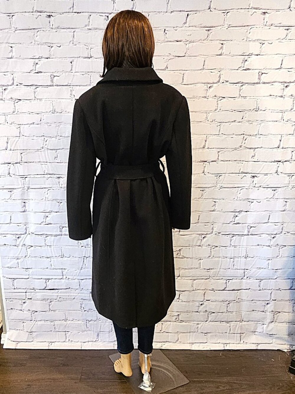LAURA - Double-Breasted Wool-Blend Coat - Picture 10 of 13